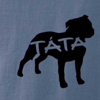 Stafordširský bullteriér táta obrys