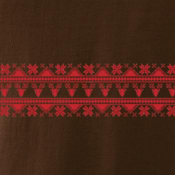 Vánoční vzor - jelen a vločka