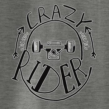 Crazy skateboard rider