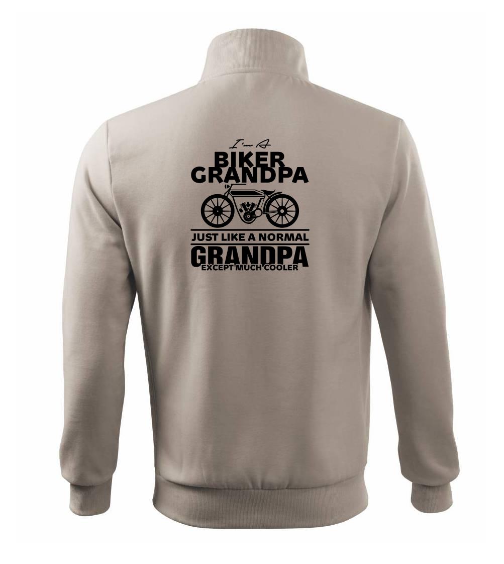 Biker Grandpa - Mikina bez kapuce Adventure