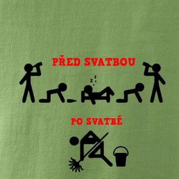 Před a po - svatba párty