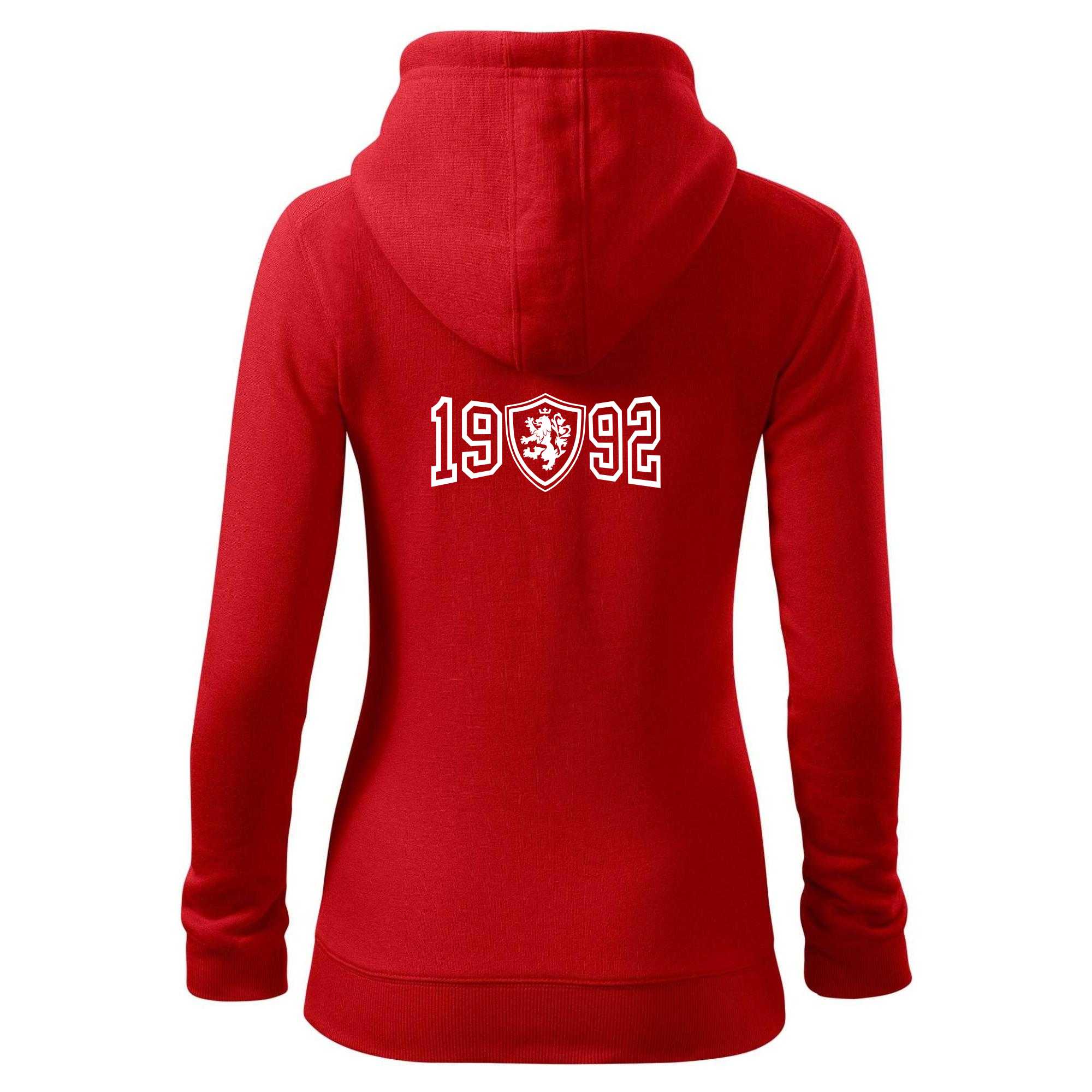 Narozeninový motiv - znak - 1992 - Dámská mikina trendy zipper s kapucí