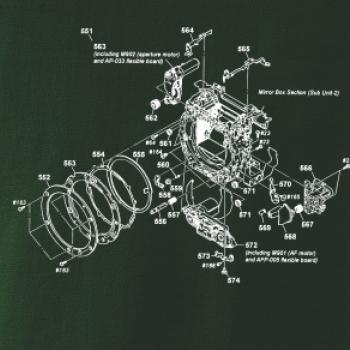 Nákres uzávěrka starý fotoaparát
