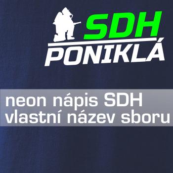 SDH hasič klečící - Váš název - FLUO