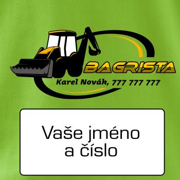 Bagrista v kruhu - vlastní nápis Bagrista v kruhu - vlastní nápis