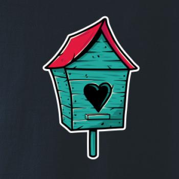 Barevná budka pro ptáky