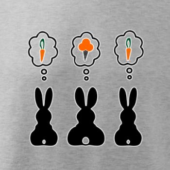 Králici přemýšlí, co by sežrali