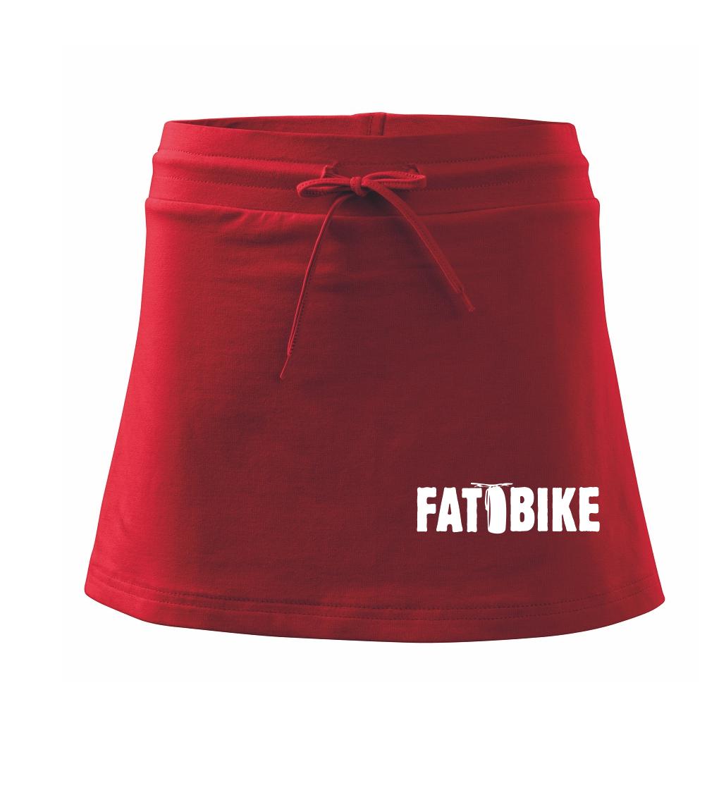 Fat bike nápis - Sportovní sukně - two in one