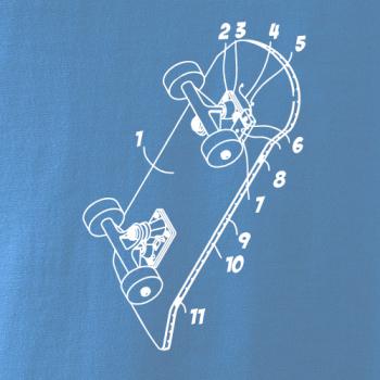 Skateboard nákres prkna