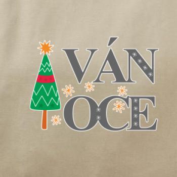 Napis Vánoce se stromkem