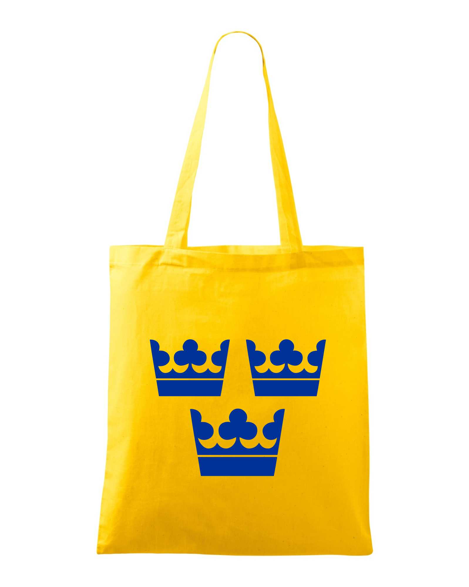 Švédské koruny 3x velké modré - Taška malá