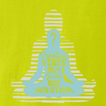 Joga - think positive šedá