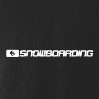 Snowboarding nápis