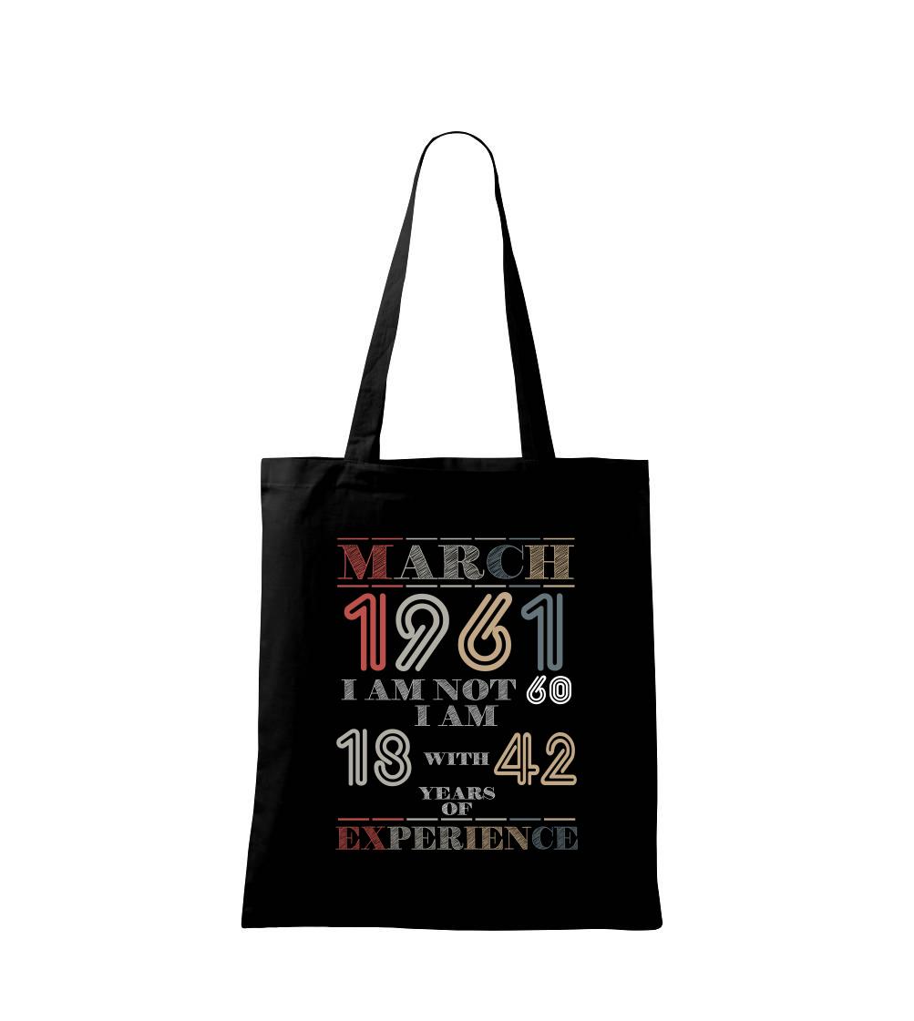Narozeniny experience 1961 March - Taška malá