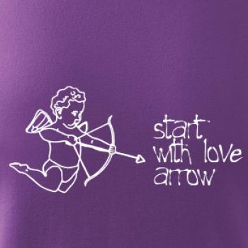 Start with love arrow