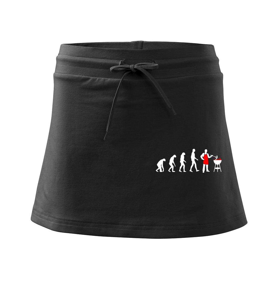 Evoluce Grilování - Sportovní sukně - two in one