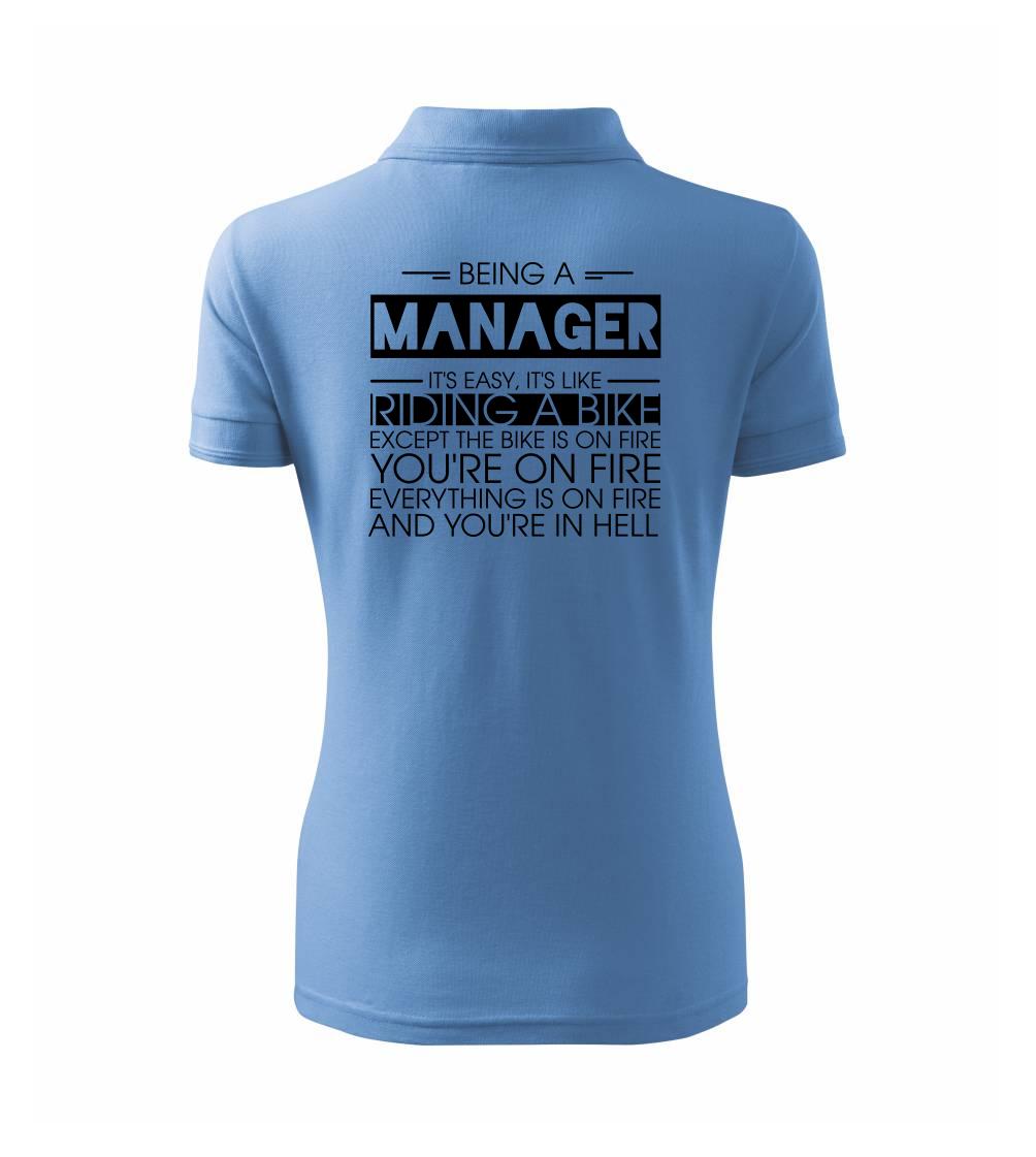 Being a manager - bike