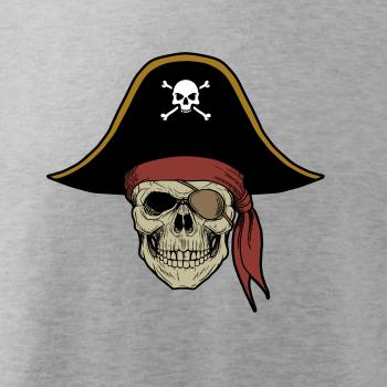 Pirátská lebka s kloboukem