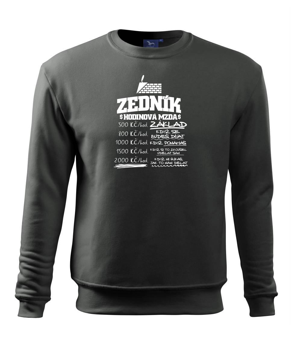 Hodinová mzda zedník Hodinová mzda zedník