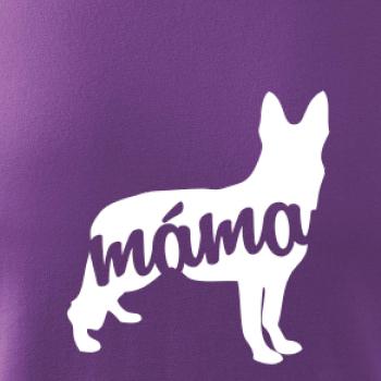 Německý ovčák máma obrys