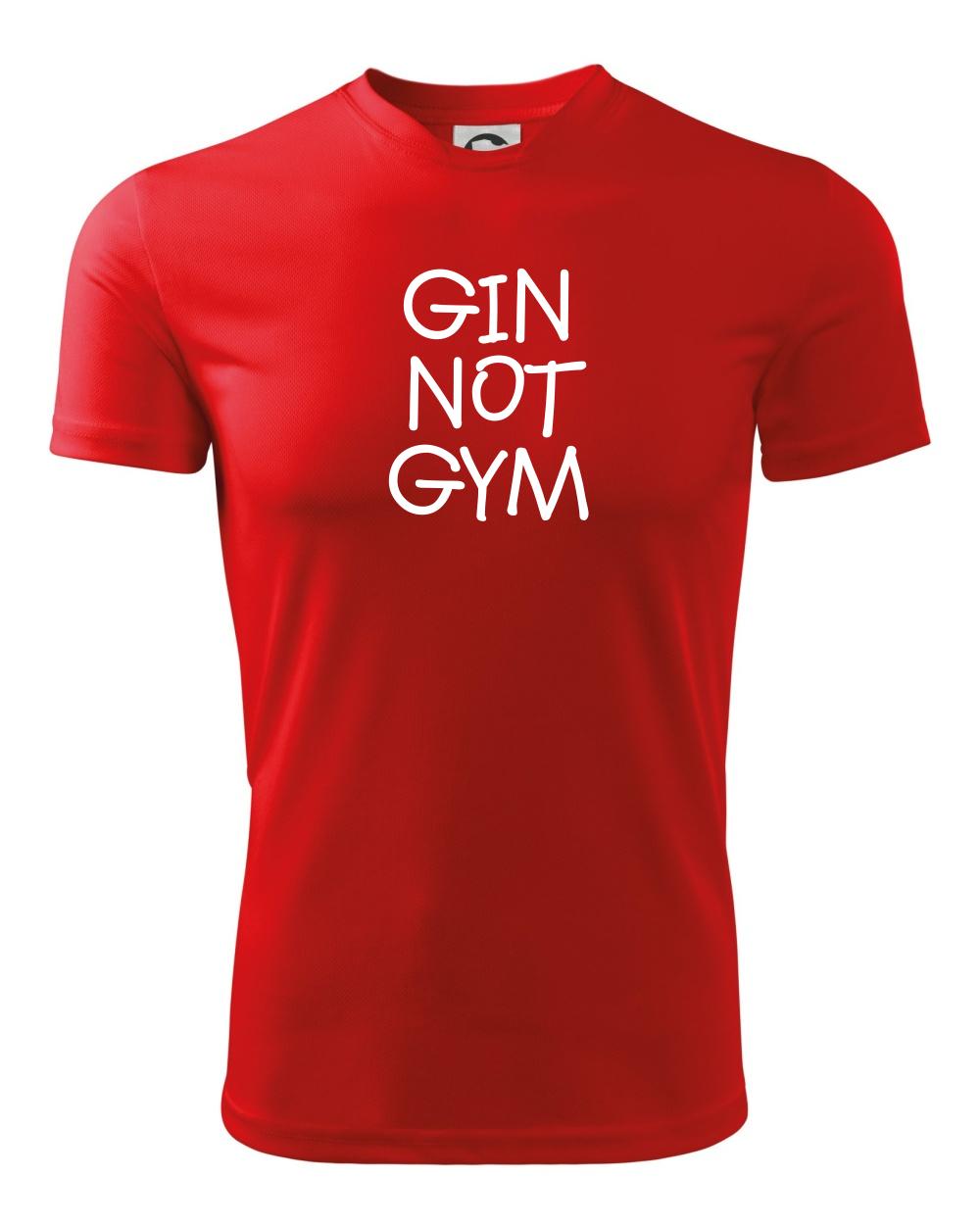 Gin not Gym - Dětské triko Fantasy sportovní (dresovina)