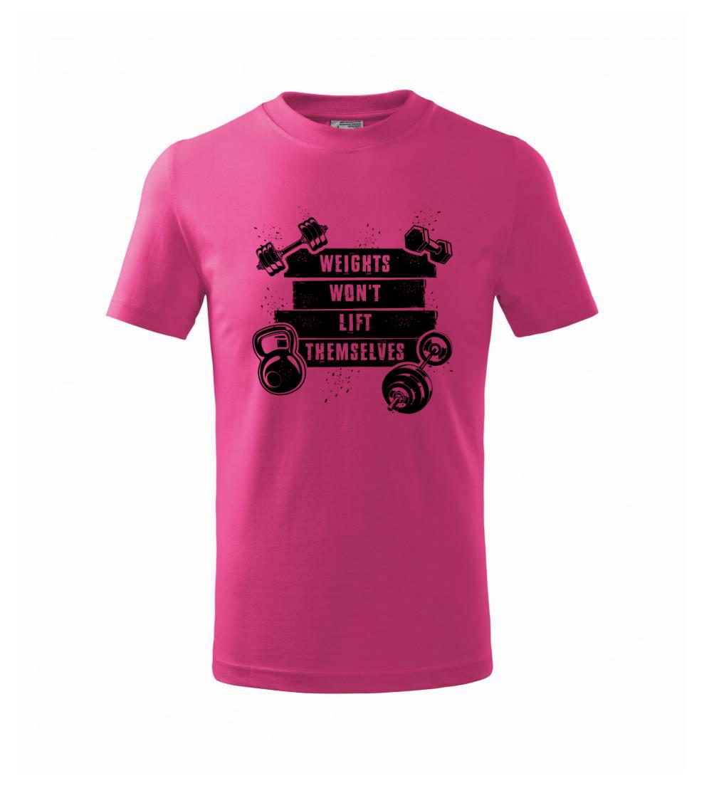 Weights wont lift themselfs