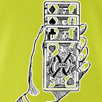 Poker ruka s kartama