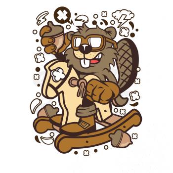 Bobr a houpací kůň