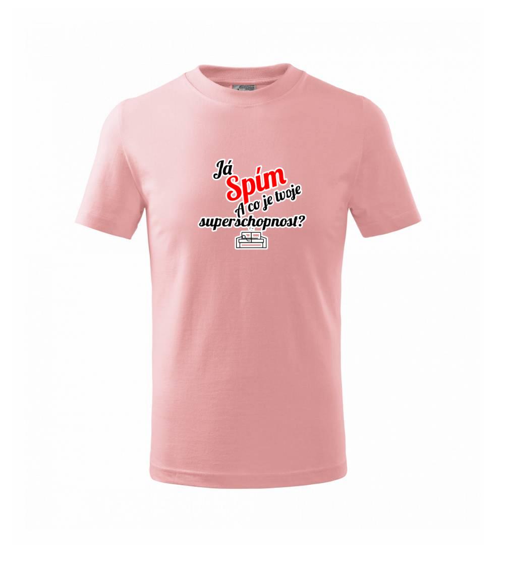 Já spím - tvoje superschopnost? šikmý nápis