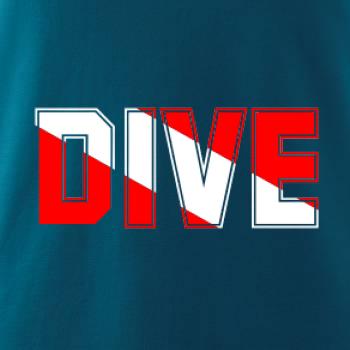 Dive nápis vlajka Dive nápis vlajka