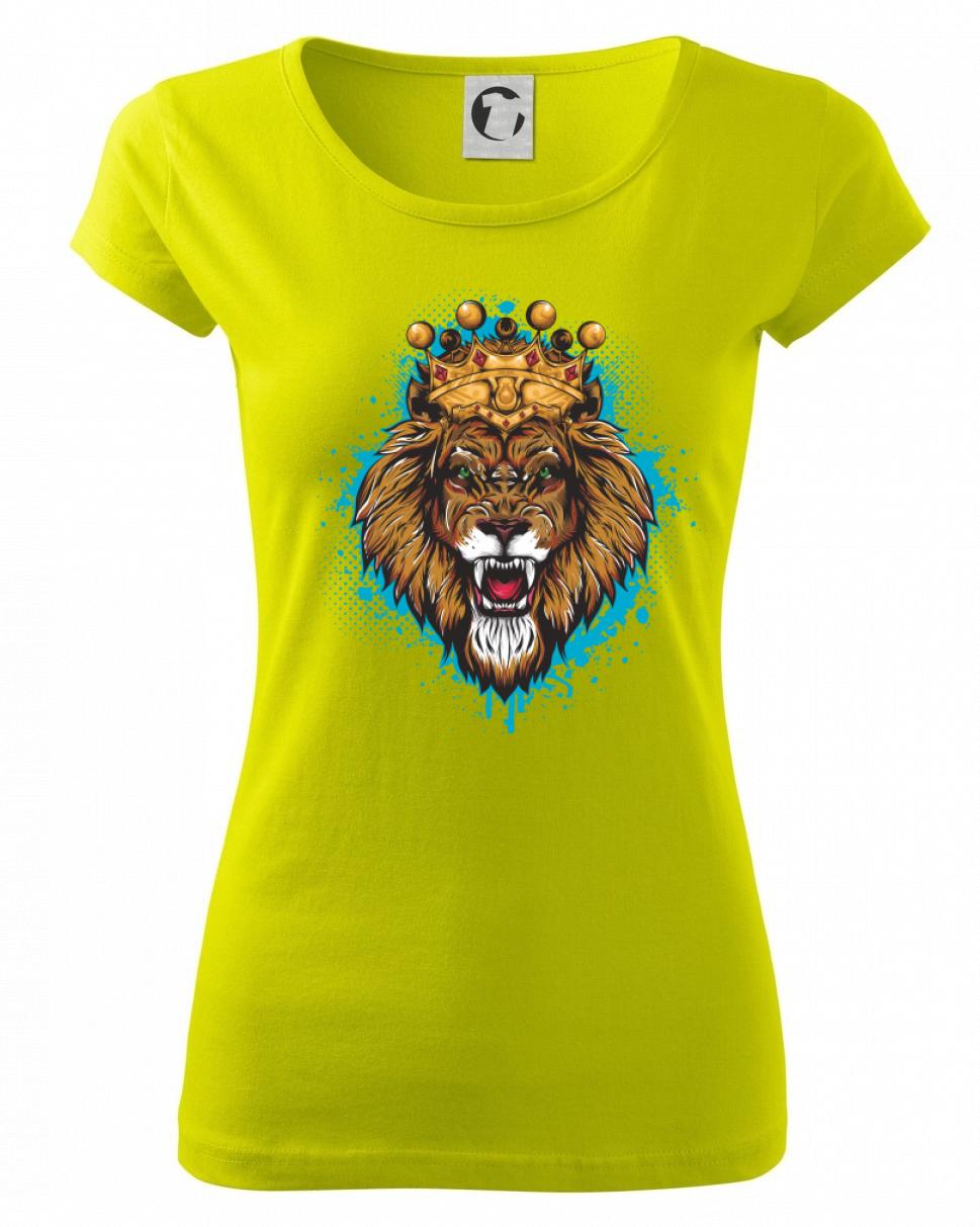 Lev kreslený s korunou