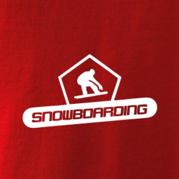 Snowboarding nápis logo