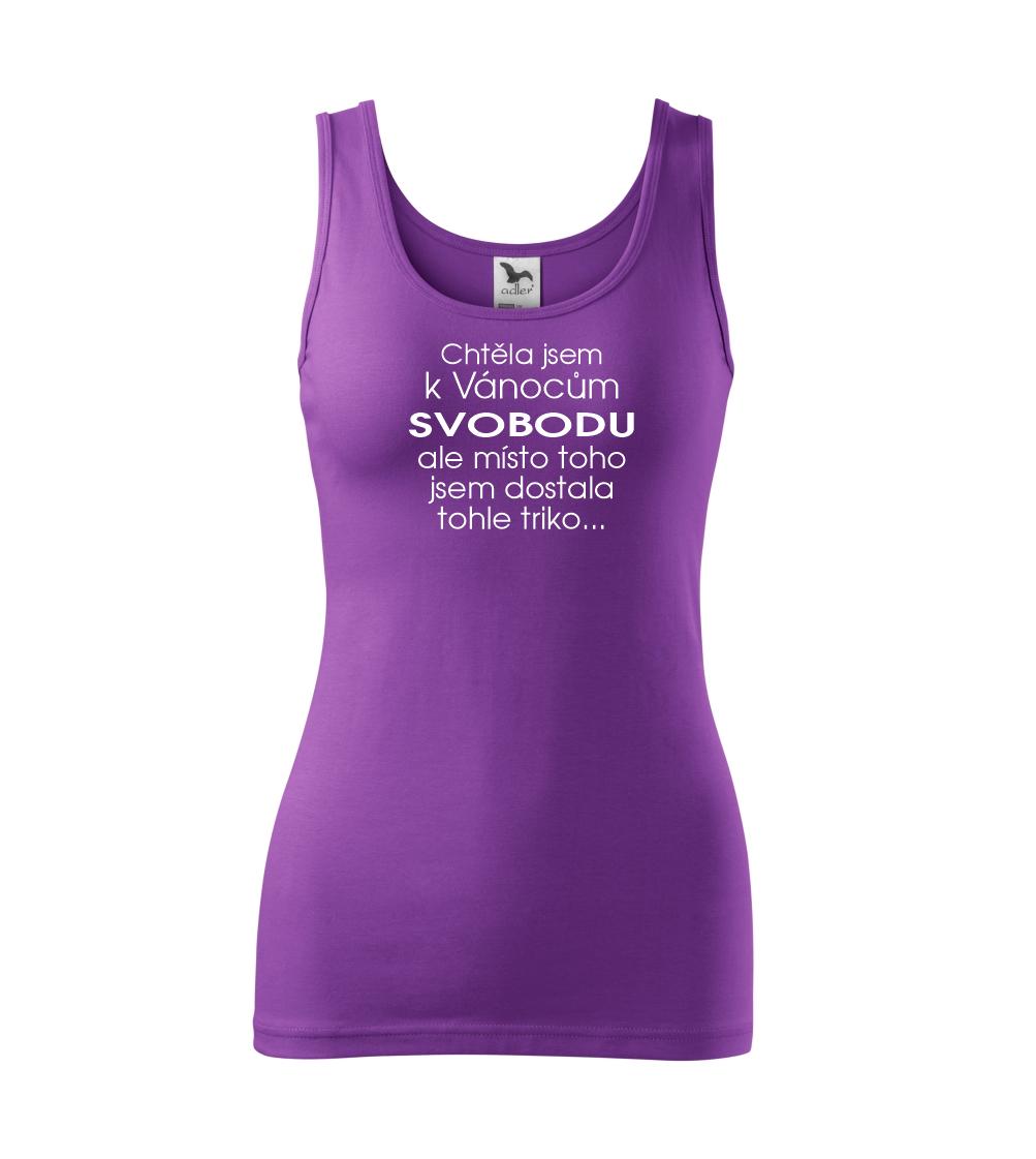 Chtěla jsem k Vánocům svobodu