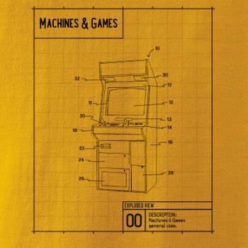 Nákres herní automat zepředu