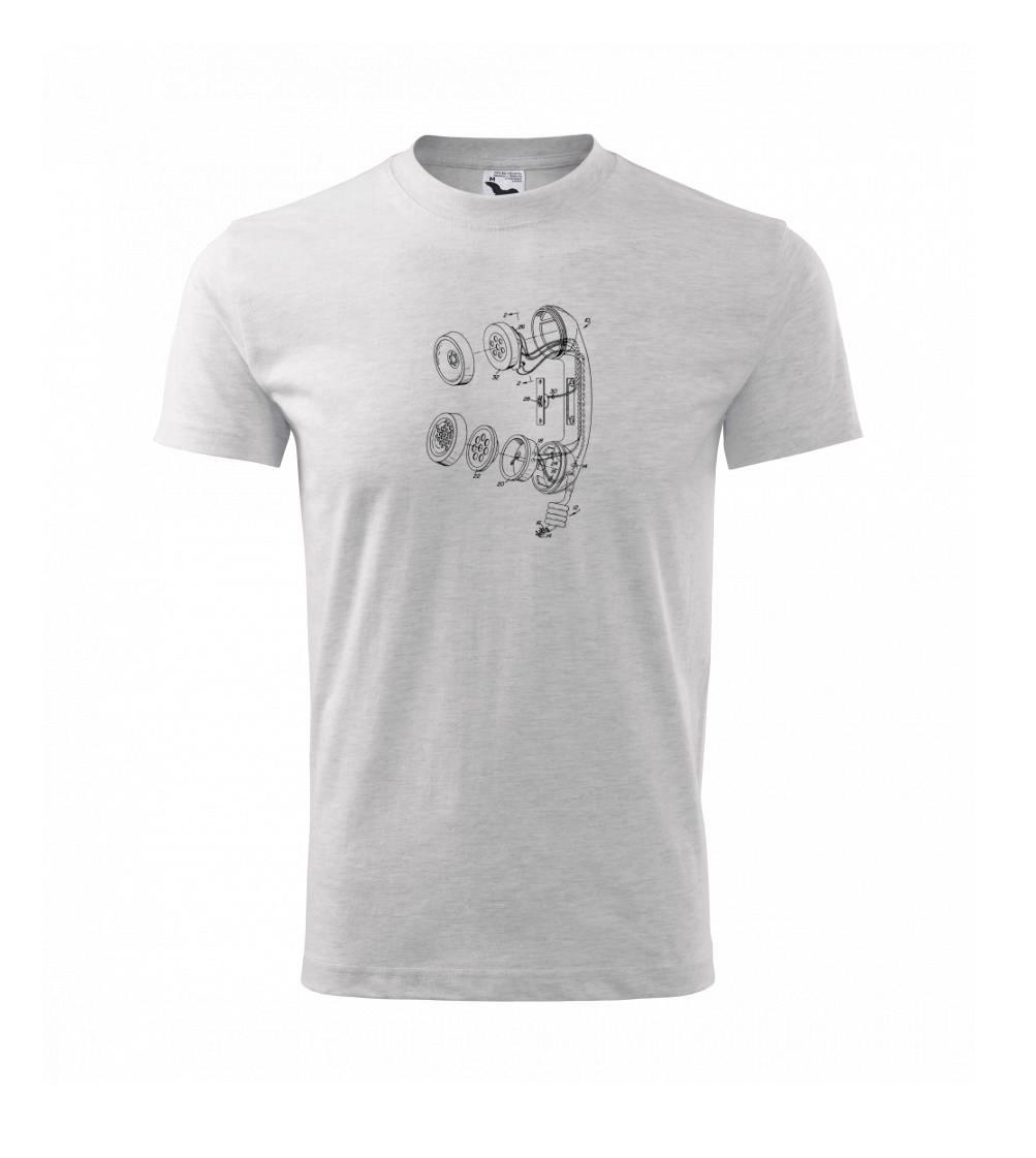 Nákres telefonní sluchátko staré