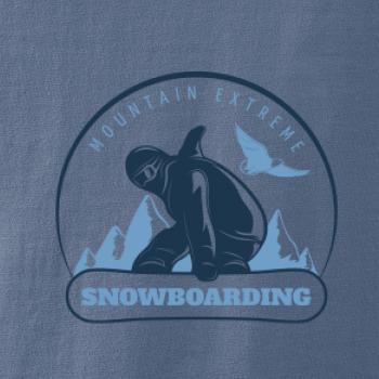 Mountain extreme snowboarding kulaté