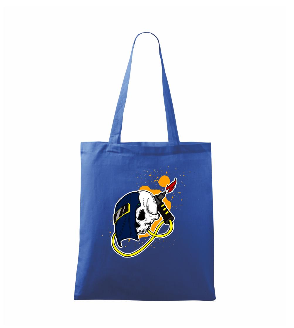 Svářeč - kreslená lebka