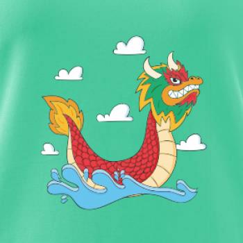 Dračí loď kreslená