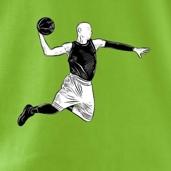 Basketbalista ve výskoku