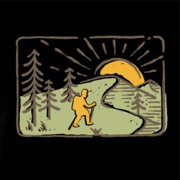 Nordic walking v přírodě