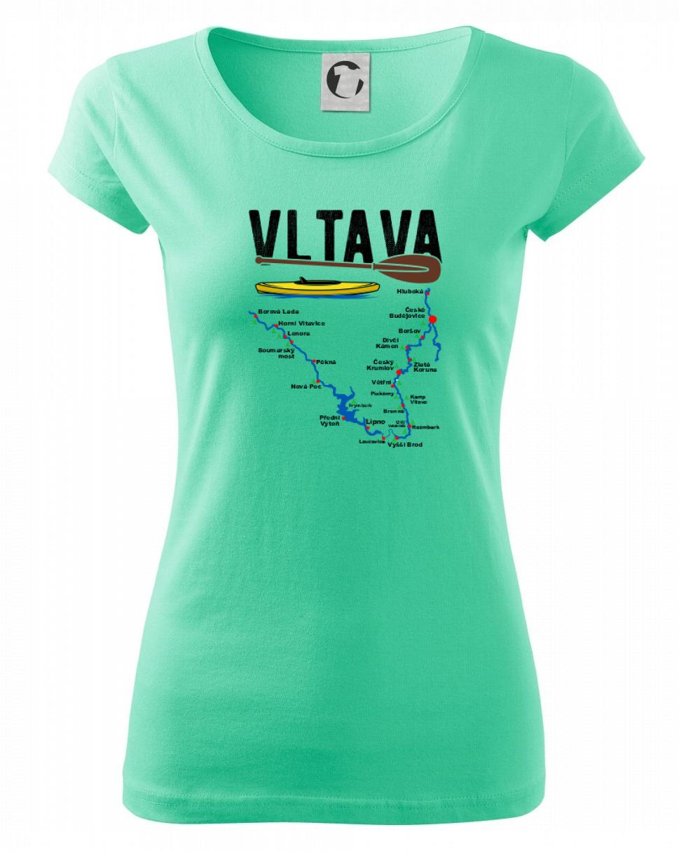 Mapa řeky Vltavy Mapa řeky Vltavy