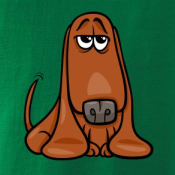 Baset - kreslený hnědý