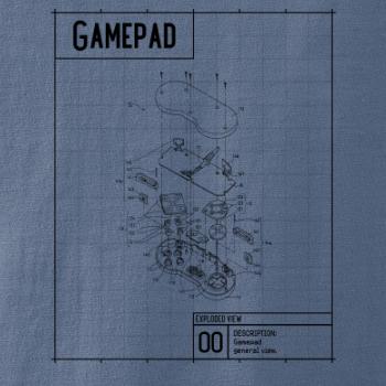 Nákres Gamepad rozebraný
