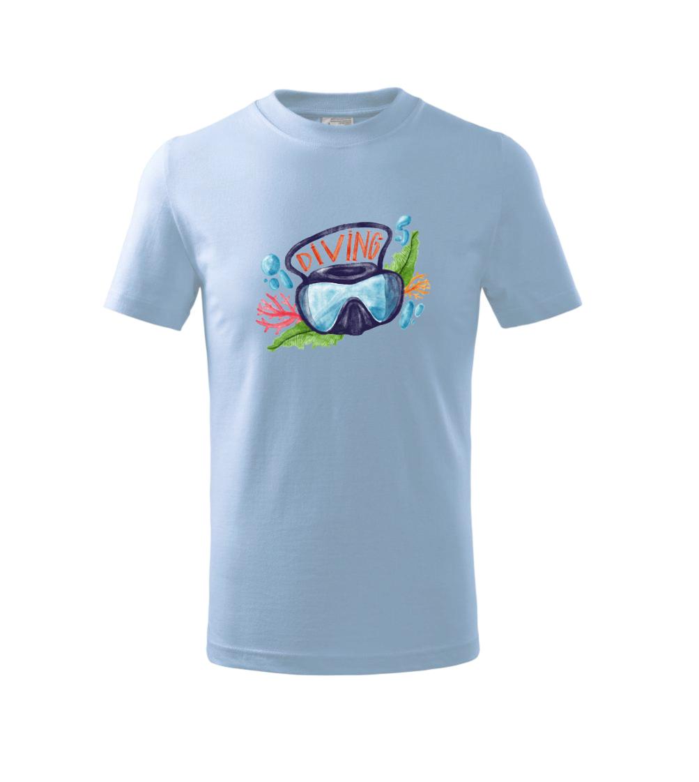 Diving obrázek kreslený