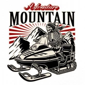 Sněžný skútr kostra