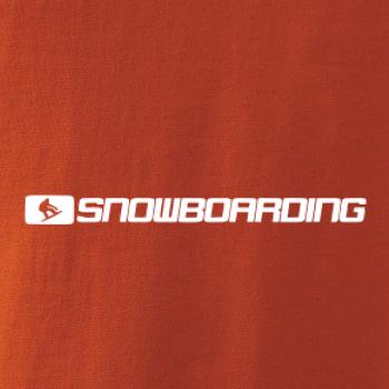 Snowboarding nápis
