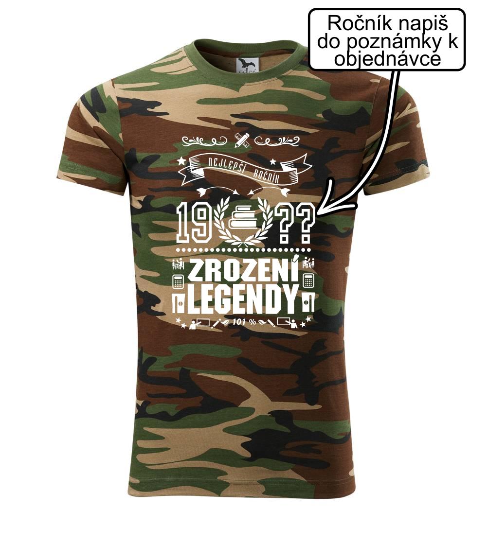 Zrození legendy - pro učitele - Army CAMOUFLAGE