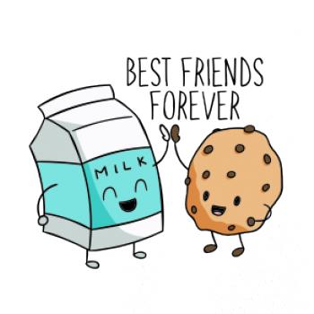 BFF mléko a sušenka