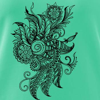 Tetování ornament kytka