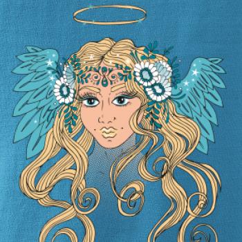 Anděl malovaný - žena (Pecka design)